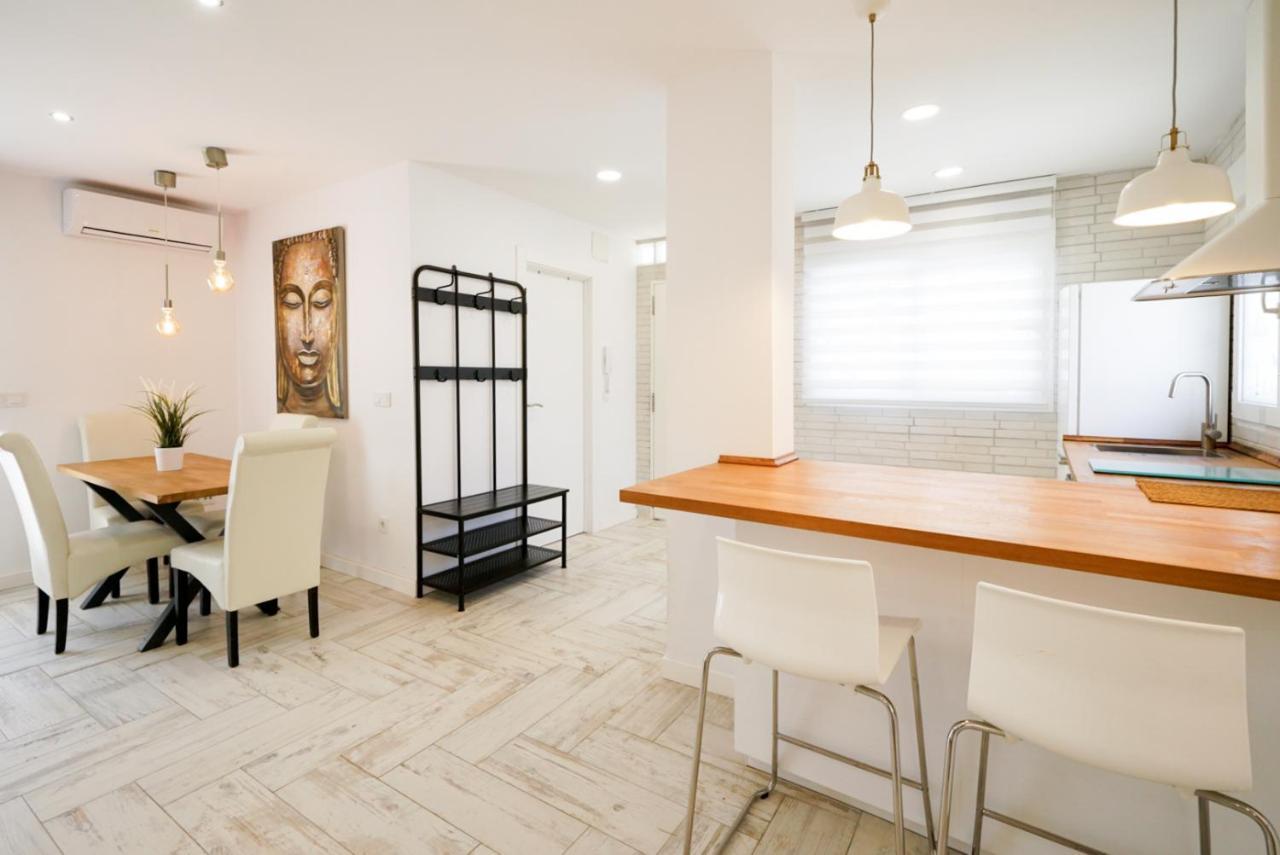 Apartamento con terreno privado - a 800m de Playa Poniente Benidorm Exterior foto