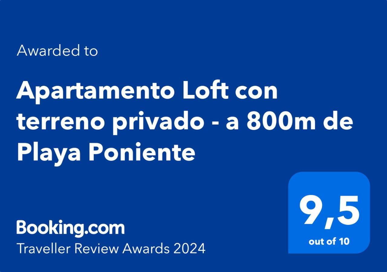 Apartamento con terreno privado - a 800m de Playa Poniente Benidorm Exterior foto
